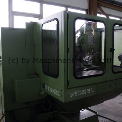 CNC Fräsmaschine Deckel FP 4 A/T wegen Geschäftsaufgabe
